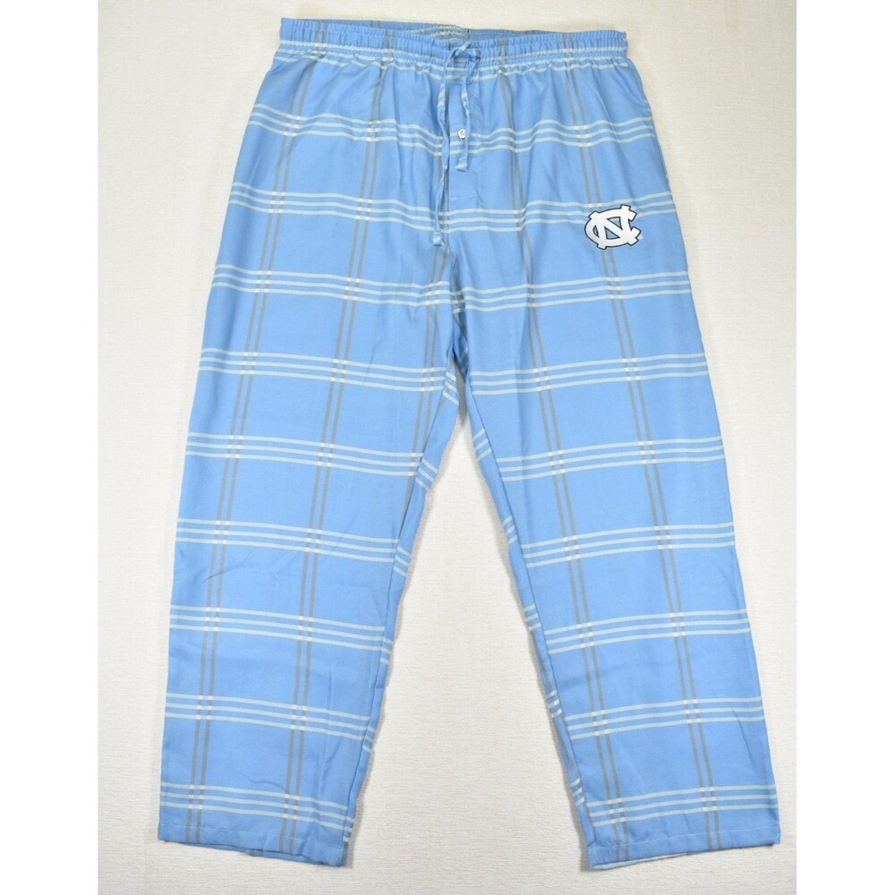North Carolina Tarheels Mens Lightweight Flannel Pajama Pants Sports Concepts XL